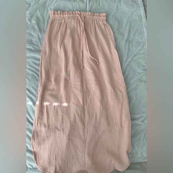 NWT BB Dakota by Steve Madden See You Later Gauze Skirt - Pale Pink - Size Small - Picture 10 of 11